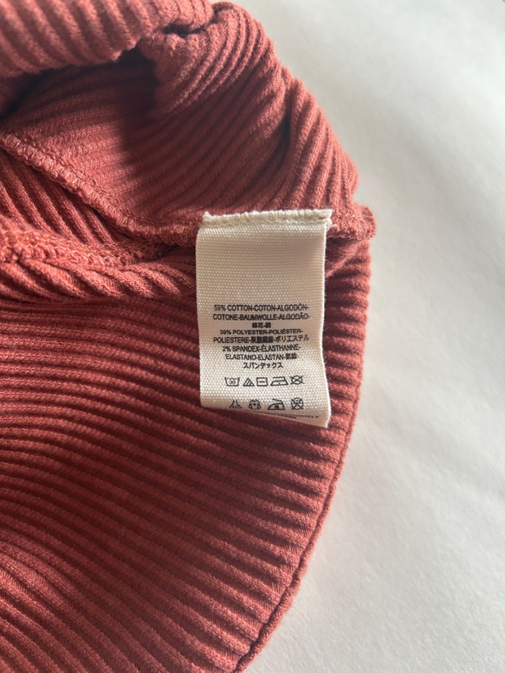 Free People Ribbed Tank Top - Rust - Picture 8 of 8